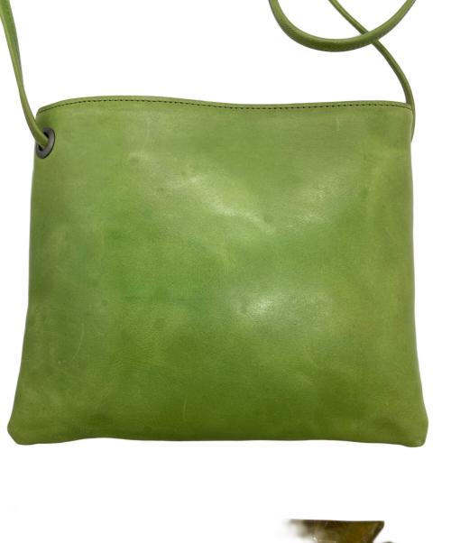 CRONY.（クローニー）CRONY. (クローニー) Maine Sacoche 黄緑の古着・服飾アイテム