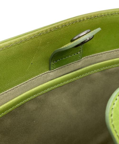 CRONY.（クローニー）CRONY. (クローニー) Maine Sacoche 黄緑の古着・服飾アイテム