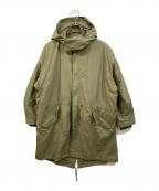 SOFTHYPHENソフトハイフン）の古着「BACK TO FRONT MA-1 FIELD COAT」｜オリーブ