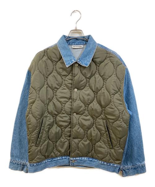 SOFTHYPHEN（ソフトハイフン）SOFTHYPHEN (ソフトハイフン) Quilting Front Denim Jacket インディゴ サイズ:実寸をご確認くださいの古着・服飾アイテム