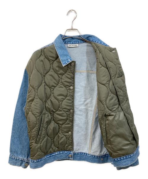 SOFTHYPHEN（ソフトハイフン）SOFTHYPHEN (ソフトハイフン) Quilting Front Denim Jacket インディゴ サイズ:実寸をご確認くださいの古着・服飾アイテム