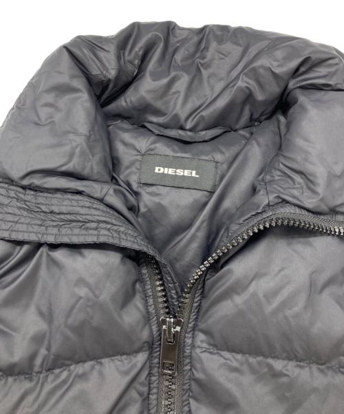 DIESEL（ディーゼル）DIESEL (ディーゼル) ダウンジャケット ブラック サイズ:SIZE Mの古着・服飾アイテム