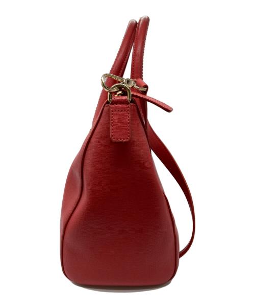 FURLA（フルラ）FURLA (フルラ) 2WAYバッグ レッドの古着・服飾アイテム