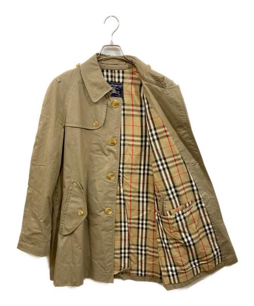 Burberry's（バーバリー）Burberry's (バーバリーズ) 古着ハーフコート オリーブ サイズ:実寸をご確認くださいの古着・服飾アイテム