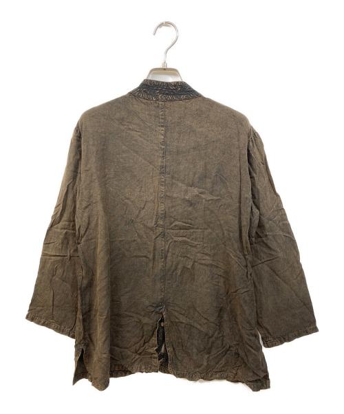 sccta（スクータ）sccta (スクータ) 古着刺繍ブラウス ブラウン サイズ:SIZE Freeの古着・服飾アイテム