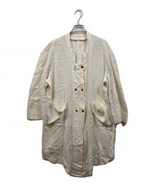 BATOON（バトン）の古着「アンティークリネンコート」｜アイボリー
