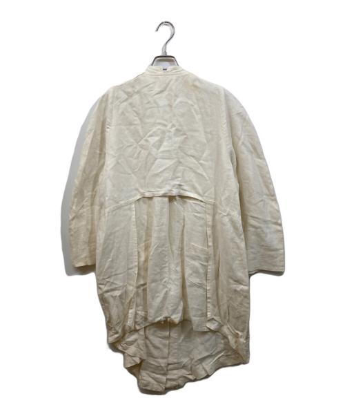 BATOON（バトン）BATOON (バトン) アンティークリネンコート アイボリー サイズ:実寸をご確認くださいの古着・服飾アイテム