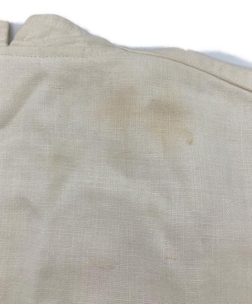 BATOON（バトン）BATOON (バトン) アンティークリネンコート アイボリー サイズ:実寸をご確認くださいの古着・服飾アイテム