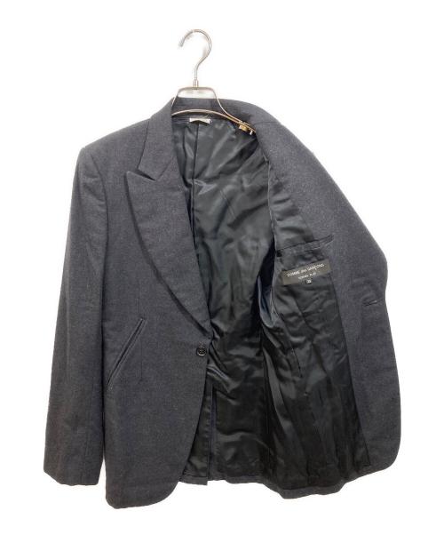 COMME des GARCONS HOMME PLUS（コムデギャルソンオムプリュス）COMME des GARCONS HOMME PLUS (コムデギャルソンオムプリュス) ウールテーラードジャケット ブラック サイズ:SIZE XSの古着・服飾アイテム