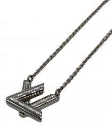 LOUIS VUITTON（ルイ ヴィトン）の古着「GO-14LVロゴチェーンネックレス」｜シルバー