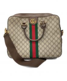 GUCCI（グッチ）の古着「GGスプリーム オフィディア 2Way ハンドバッグ」｜ベージュ
