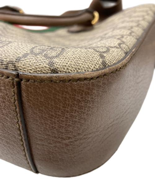 GUCCI（グッチ）GUCCI (グッチ) GGスプリーム オフィディア 2Way ハンドバッグ ベージュの古着・服飾アイテム