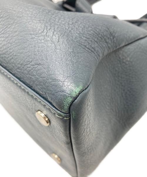 土屋鞄（ツチヤカバン）土屋鞄 (ツチヤカバン) クラルテ ハンドバッグ グリーンの古着・服飾アイテム