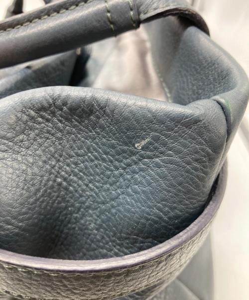 土屋鞄（ツチヤカバン）土屋鞄 (ツチヤカバン) クラルテ ハンドバッグ グリーンの古着・服飾アイテム