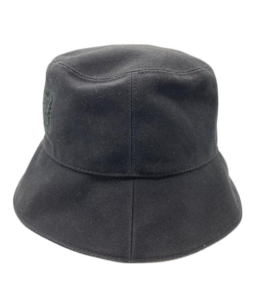 FENDI（フェンディ）FENDI (フェンディ) メッシュロゴバケットハット ブラックの古着・服飾アイテム