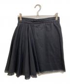 ALEXANDER McQUEENアレキサンダーマックイーン）の古着「アシメデザイン ミニスカート」｜ブラック