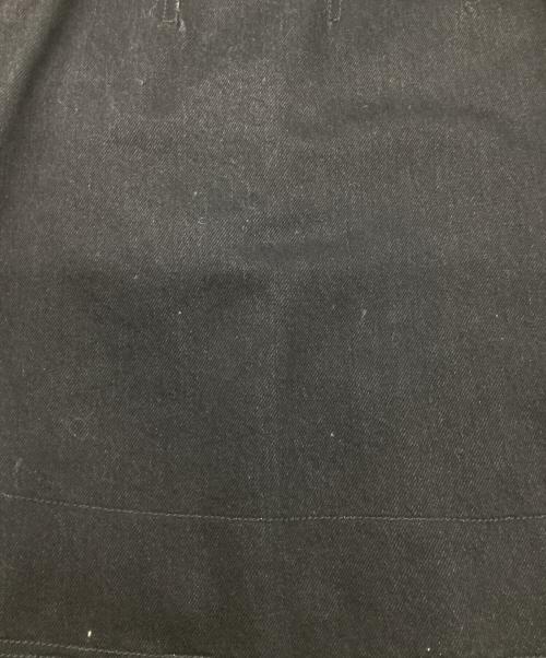 ALEXANDER McQUEEN（アレキサンダーマックイーン）ALEXANDER McQUEEN (アレキサンダーマックイーン) アシメデザイン ミニスカート ブラック サイズ:42の古着・服飾アイテム