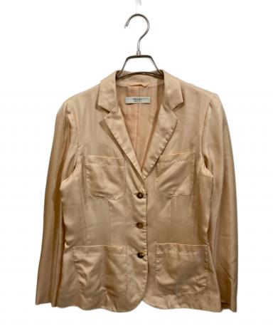 PRADA ベージュ テーラードジャケット ベージュ系 イタリア PRADA(プラダ) テーラードジャケット(メンズ