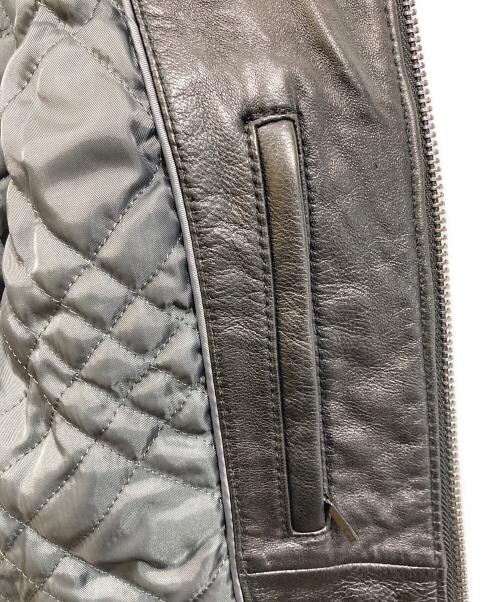 BARNEYS NEWYORK（バーニーズ・ニューヨーク）BARNEYS NEWYORK (バーニーズ・ニューヨーク) レザージャケット ブラック サイズ:SIZE Lの古着・服飾アイテム