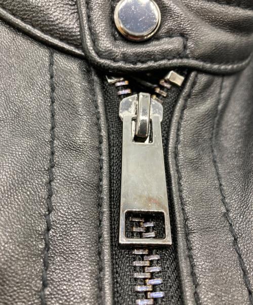 BARNEYS NEWYORK（バーニーズ・ニューヨーク）BARNEYS NEWYORK (バーニーズ・ニューヨーク) レザージャケット ブラック サイズ:SIZE Lの古着・服飾アイテム