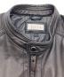 中古・古着 BARNEYS NEWYORK (バーニーズ・ニューヨーク) レザージャケット ブラック サイズ:SIZE L：15000円