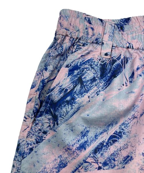 WHITE MOUNTAINEERING（ホワイトマウンテ二アニング）WHITE MOUNTAINEERING (ホワイトマウンテ二アニング) JUNGLE PATTERN TAPERED EASY PANTS ピンク×ネイビー サイズ:SIZE 1の古着・服飾アイテム