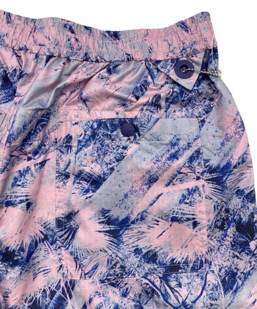 WHITE MOUNTAINEERING（ホワイトマウンテ二アニング）WHITE MOUNTAINEERING (ホワイトマウンテ二アニング) JUNGLE PATTERN TAPERED EASY PANTS ピンク×ネイビー サイズ:SIZE 1の古着・服飾アイテム