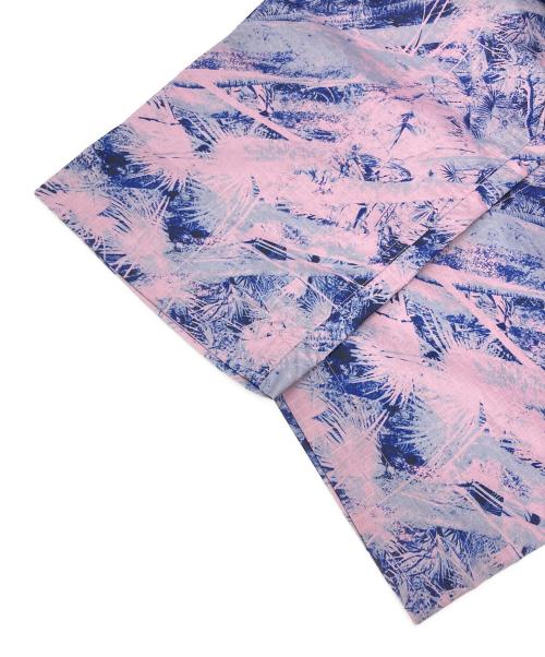 WHITE MOUNTAINEERING（ホワイトマウンテ二アニング）WHITE MOUNTAINEERING (ホワイトマウンテ二アニング) JUNGLE PATTERN TAPERED EASY PANTS ピンク×ネイビー サイズ:SIZE 1の古着・服飾アイテム