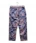 WHITE MOUNTAINEERING (ホワイトマウンテ二アニング) JUNGLE PATTERN TAPERED EASY PANTS ピンク×ネイビー サイズ:SIZE 1：14000円