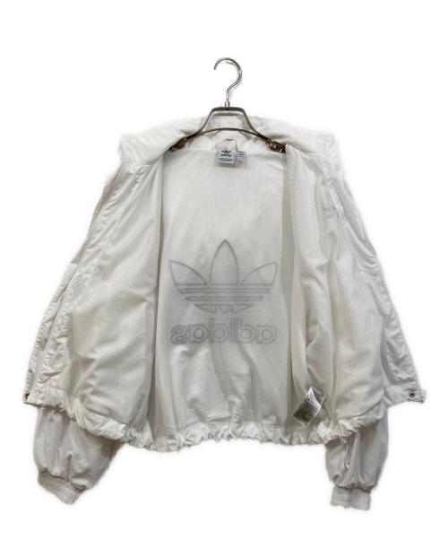 adidas（アディダス）adidas (アディダス) WovenNylonOutline Trefoil Windbreaker ホワイト サイズ:SIZE Sの古着・服飾アイテム