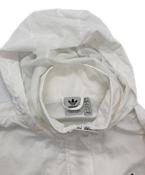 adidas（アディダス）adidas (アディダス) WovenNylonOutline Trefoil Windbreaker ホワイト サイズ:SIZE Sの古着・服飾アイテム