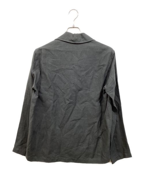 TOMORROW LAND（トゥモローランド）TOMORROW LAND (トゥモローランド) ベルジャンリネン シャツアウター グレー サイズ:SIZE Sの古着・服飾アイテム