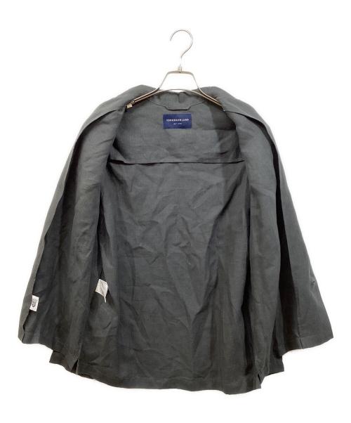 TOMORROW LAND（トゥモローランド）TOMORROW LAND (トゥモローランド) ベルジャンリネン シャツアウター グレー サイズ:SIZE Sの古着・服飾アイテム