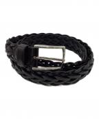 SADDLER'Sサドラーズ）の古着「メッシュレザーベルト」｜ブラック