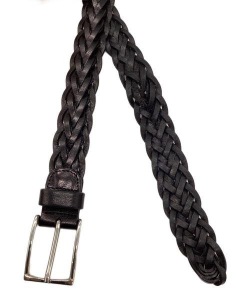 SADDLER'S（サドラーズ）SADDLER'S (サドラーズ) メッシュレザーベルト ブラックの古着・服飾アイテム
