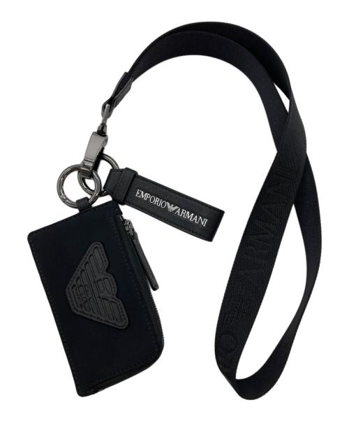 EMPORIO ARMANI（エンポリオアルマーニ）EMPORIO ARMANI (エンポリオアルマーニ) ネックストラップ マルチウォレットの古着・服飾アイテム