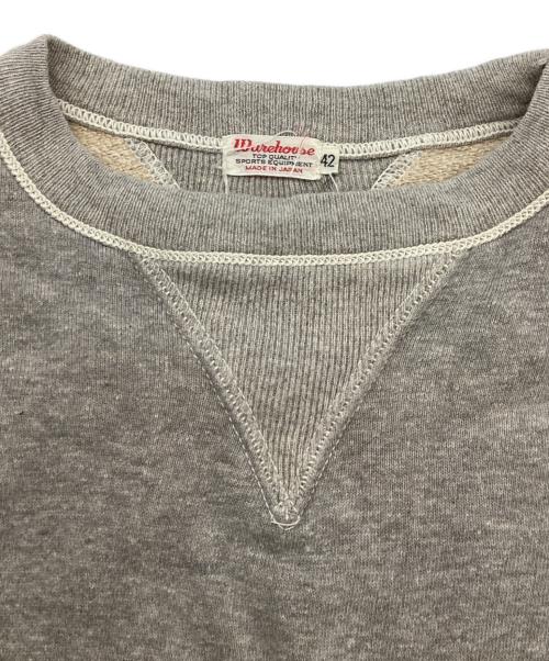 WAREHOUSE（ウエアハウス）WAREHOUSE (ウエアハウス) クルーネックスウェット グレー サイズ:42の古着・服飾アイテム