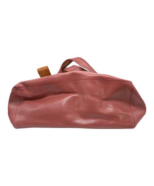 SEE BY CHLOE（シーバイクロエ）SEE BY CHLOE (シーバイクロエ) レザートートバッグ ピンクの古着・服飾アイテム