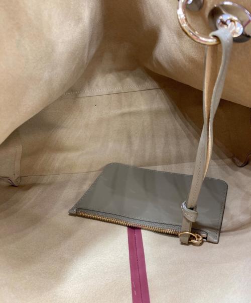 SEE BY CHLOE（シーバイクロエ）SEE BY CHLOE (シーバイクロエ) レザートートバッグ ピンクの古着・服飾アイテム