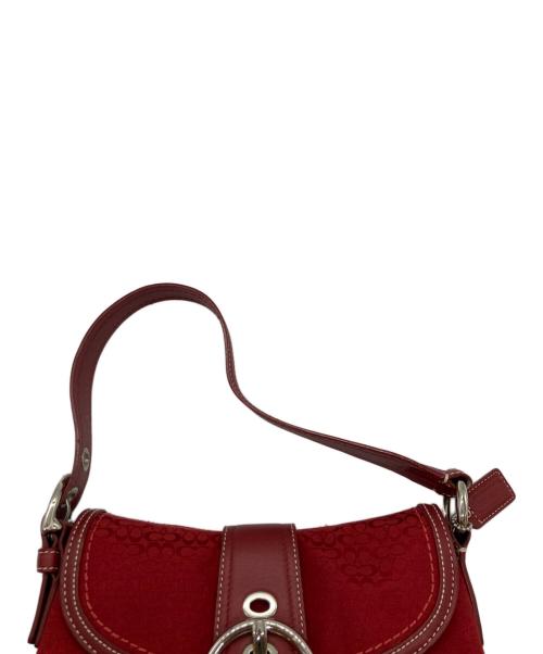 COACH（コーチ）COACH (コーチ) ソーホーショルダーバッグ レッドの古着・服飾アイテム