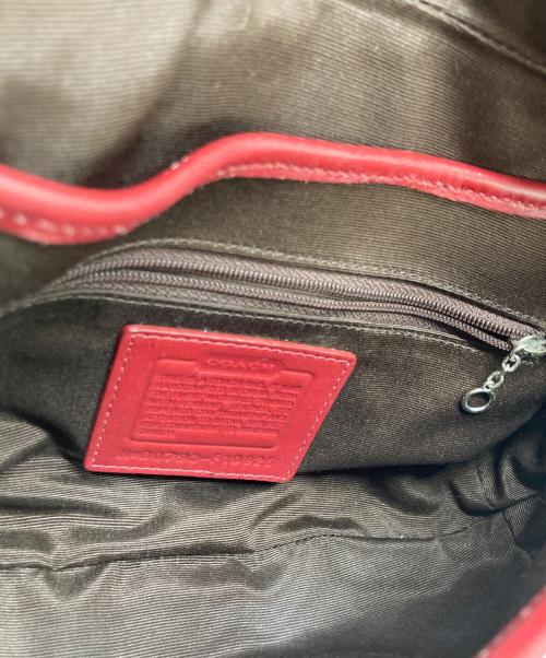 COACH（コーチ）COACH (コーチ) ソーホーショルダーバッグ レッドの古着・服飾アイテム