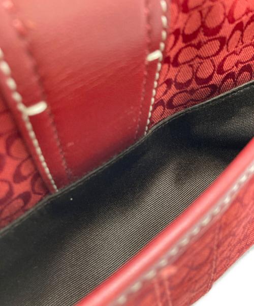 COACH（コーチ）COACH (コーチ) ソーホーショルダーバッグ レッドの古着・服飾アイテム