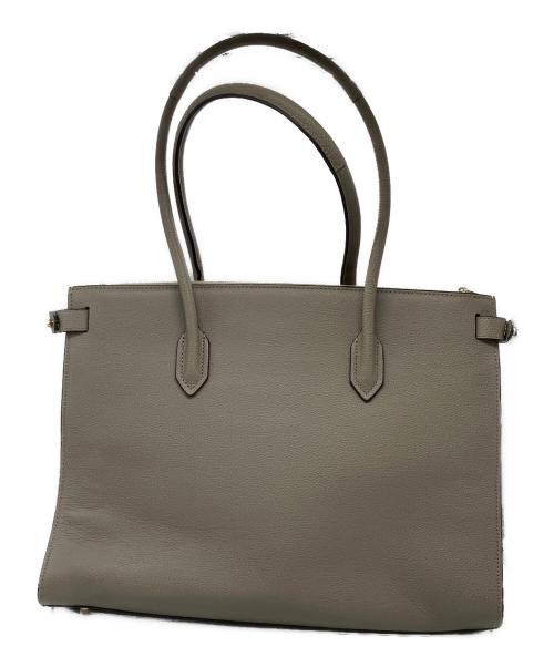 FURLA（フルラ）FURLA (フルラ) レザートートバッグ グレーの古着・服飾アイテム