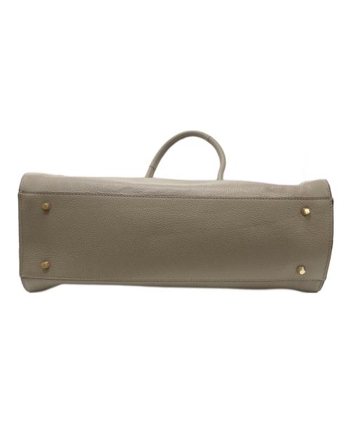 FURLA（フルラ）FURLA (フルラ) レザートートバッグ グレーの古着・服飾アイテム