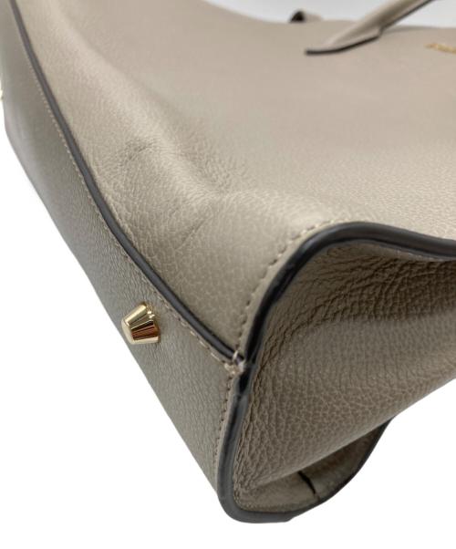 FURLA（フルラ）FURLA (フルラ) レザートートバッグ グレーの古着・服飾アイテム