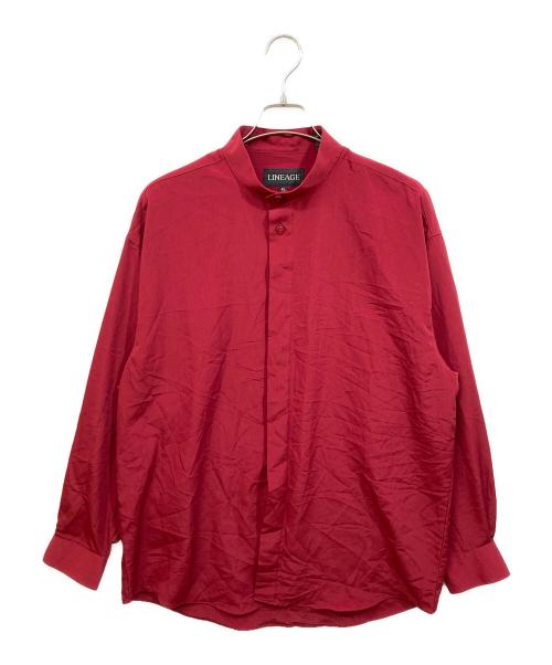 LINEAGE（リネージ）LINEAGE (リネージ) シャツ レッド サイズ:XLの古着・服飾アイテム