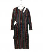 AMBERGLEAMアンバーグリーム）の古着「ニットワンピース」｜ブラック