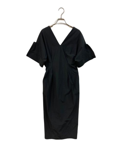 IIROT（イロット）IIROT (イロット) 半袖ワンピース ブラック サイズ:	SIZE 38の古着・服飾アイテム