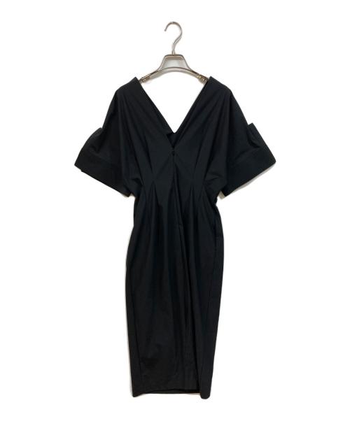 IIROT（イロット）IIROT (イロット) 半袖ワンピース ブラック サイズ:	SIZE 38の古着・服飾アイテム