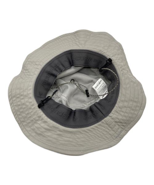 and wander（アンドワンダー）and wander (アンドワンダー) バケットハット グレーの古着・服飾アイテム